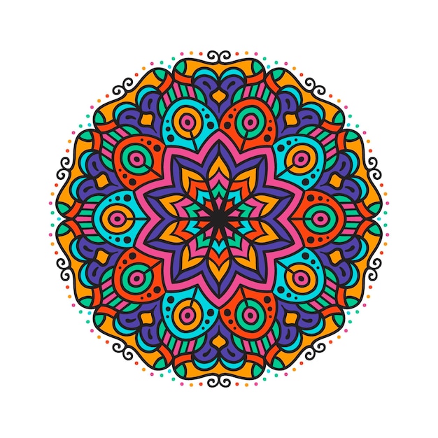 El diseño de Boho Mandala Vector Mandala Fondo