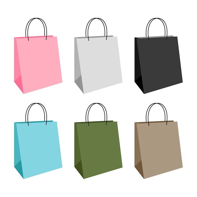 Diseño de bolsa de compras