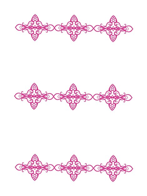 diseño de borde vectorial para elementos de invitación