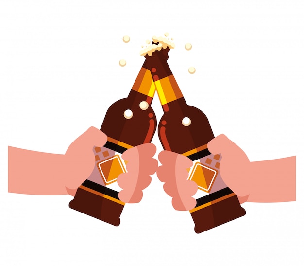 Diseño de botella de cerveza