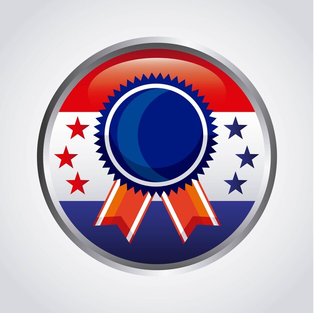 diseño de botones de Estados Unidos