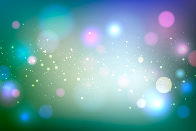 Vector diseño brillante de fondo bokeh