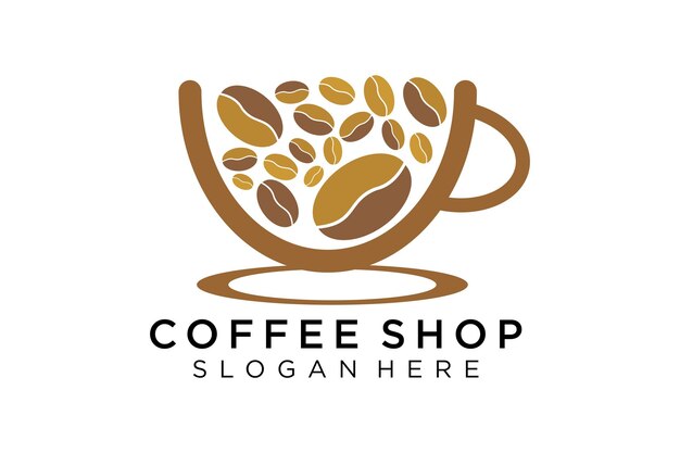 diseño de café, café de comida, arte del café, cafetería, café y té, taza de café, logotipo de taza, letrero de café, café