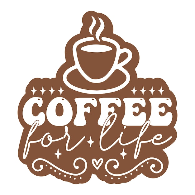 diseño de café svg