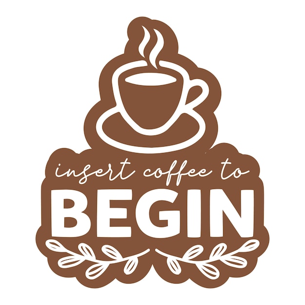 diseño de café svg