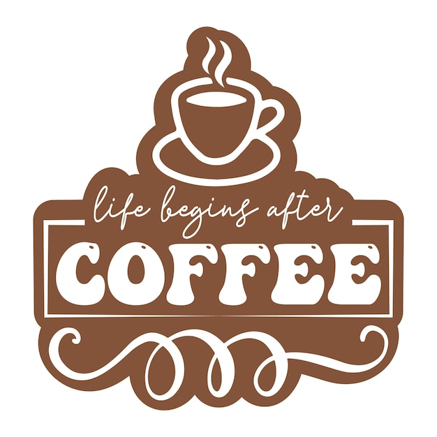 diseño de café svg