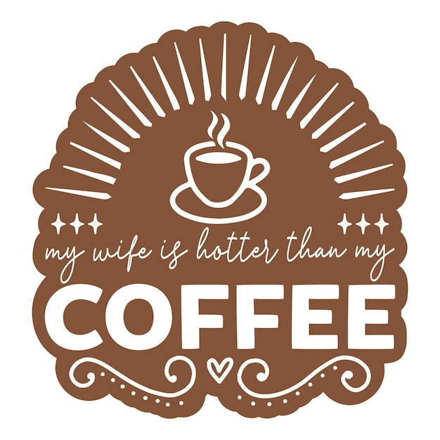 diseño de café svg