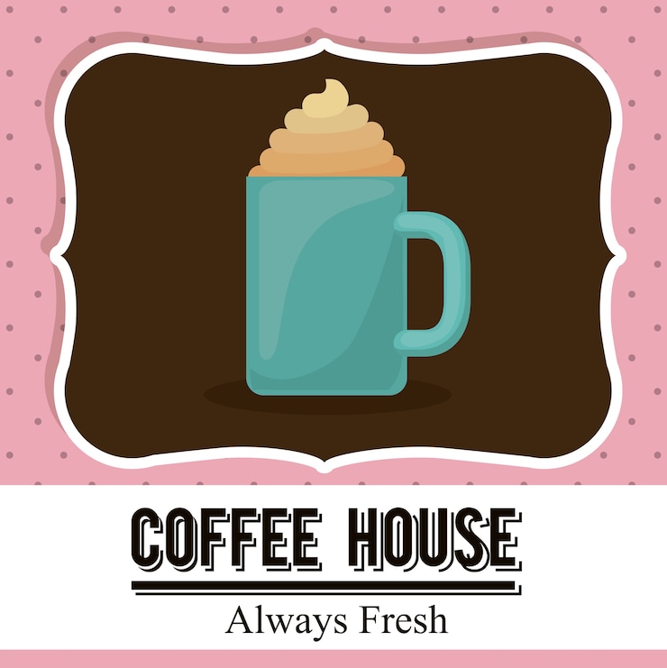 Vector diseño de cafetería