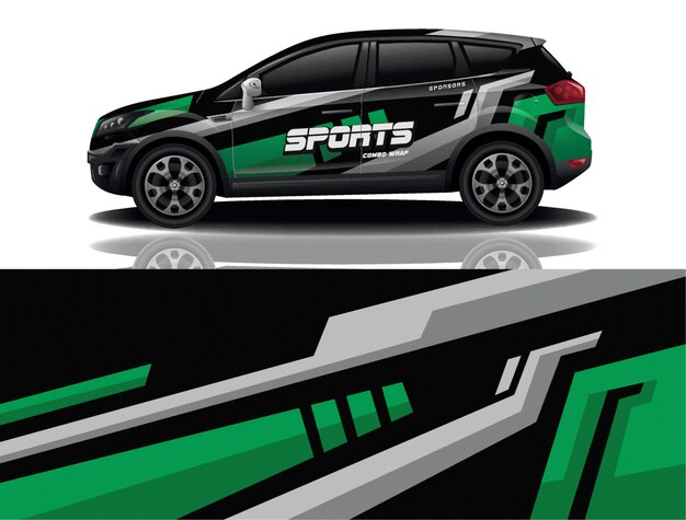 Diseño de calcomanías para envolver autos SUV