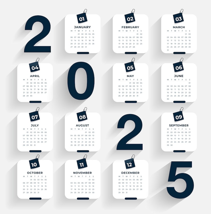 Vector diseño de calendario