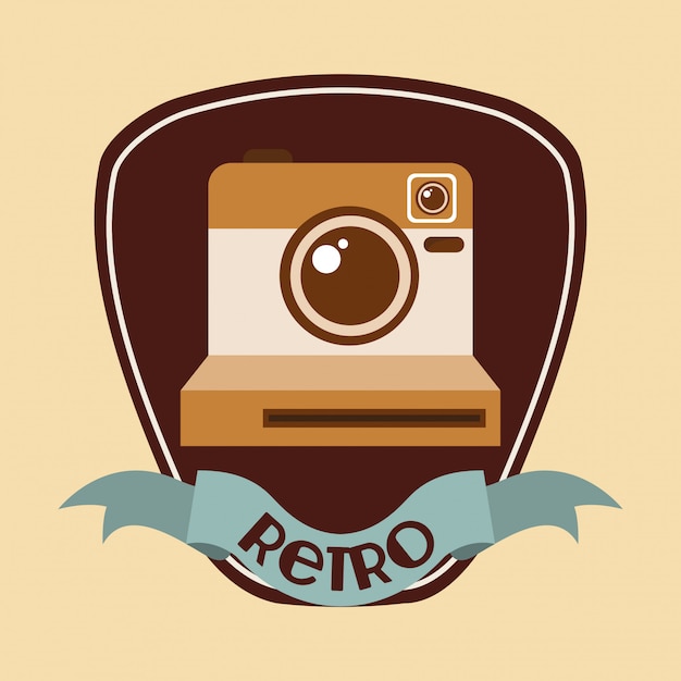 diseño de cámara retro