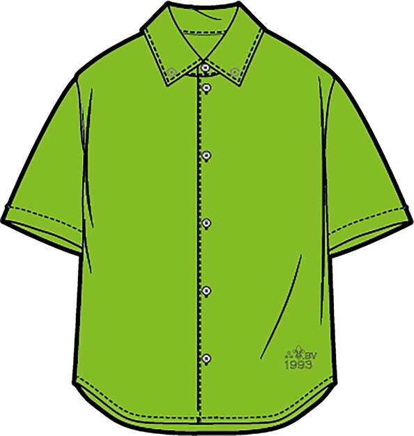 Vector diseño de camisa de color para niños