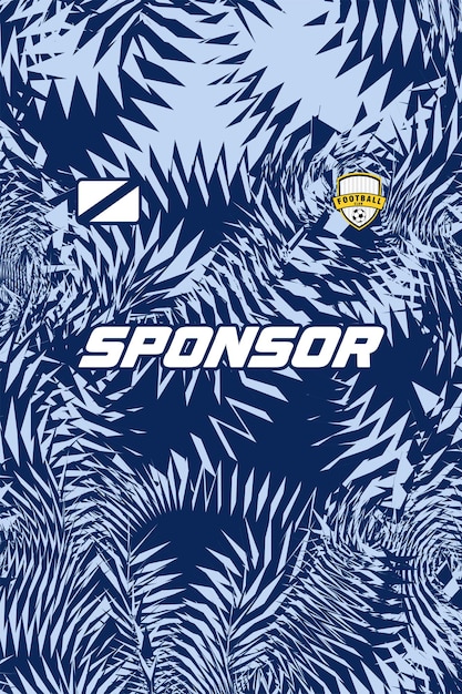 Diseño de camisa deportiva patrón abstracto listo para imprimir camisa de fútbol para sublimación calidad HD