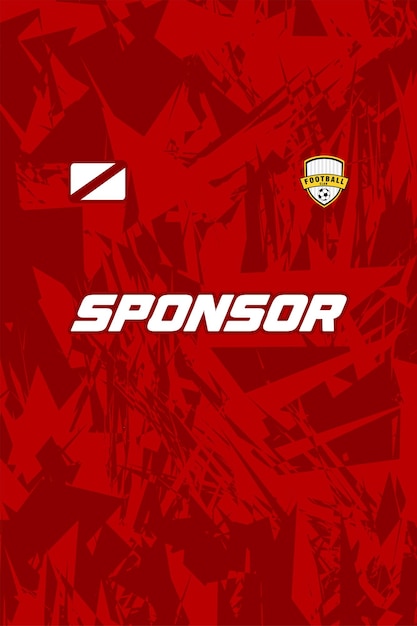 Diseño de camisa deportiva patrón abstracto listo para imprimir camisa de fútbol para sublimación calidad HD