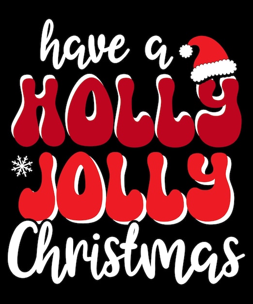 Diseño de camisa de Feliz Navidad