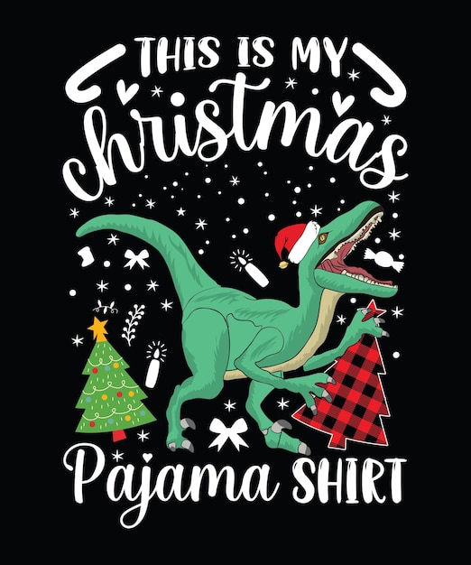 Diseño de camisa de pijama de Navidad