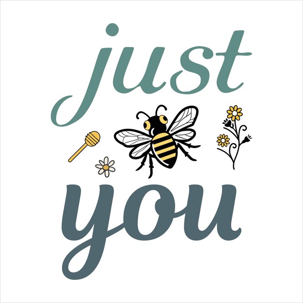 El diseño de la camiseta de abeja