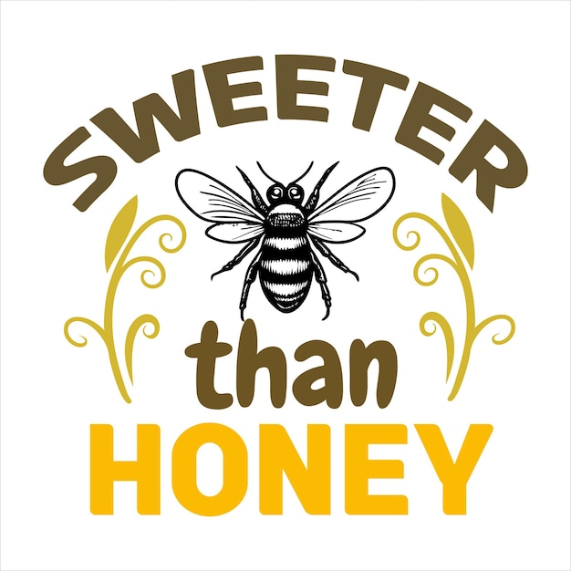 El diseño de la camiseta de abeja