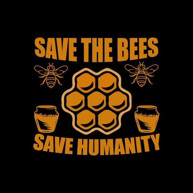 Diseño de camiseta de abeja