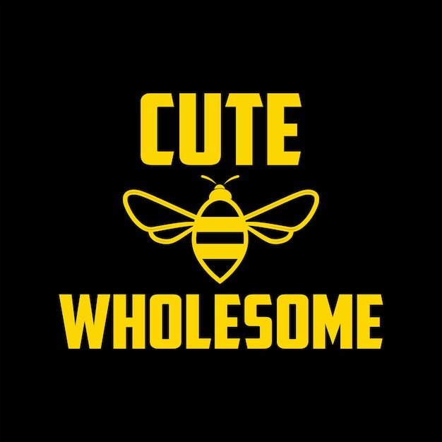 Diseño de camiseta de abeja