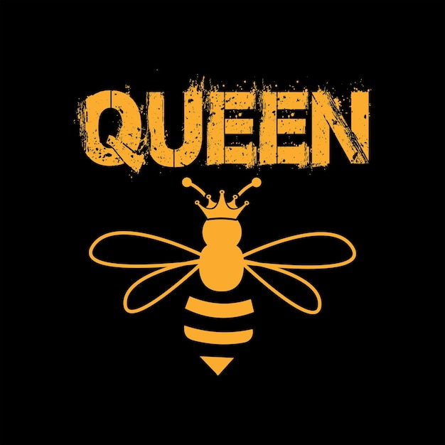 Diseño de camiseta de abeja