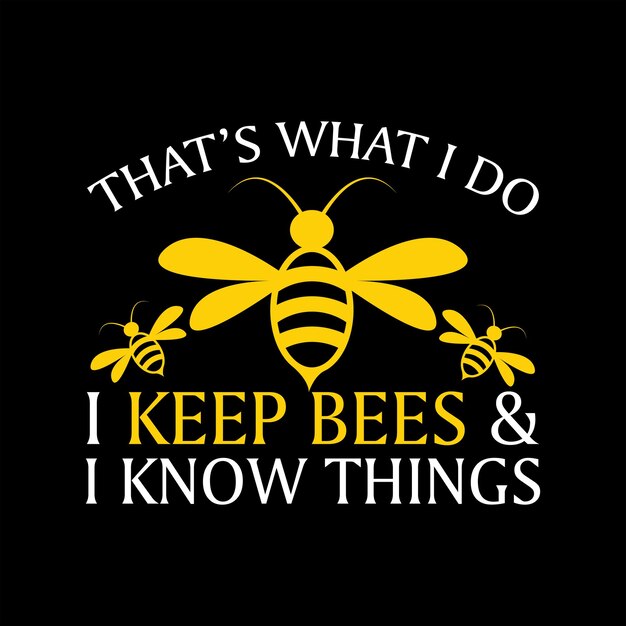 Diseño de camiseta de abeja