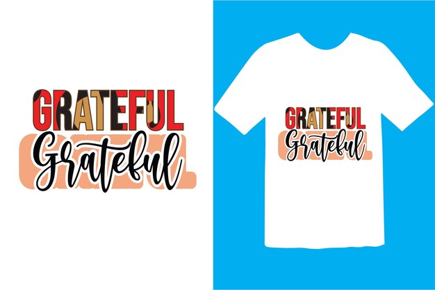 Diseño de la camiseta de Acción de Gracias Diseño de Svg de Acción de gracias