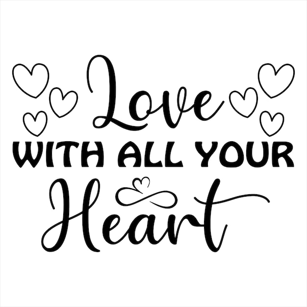 diseño de camiseta de amor