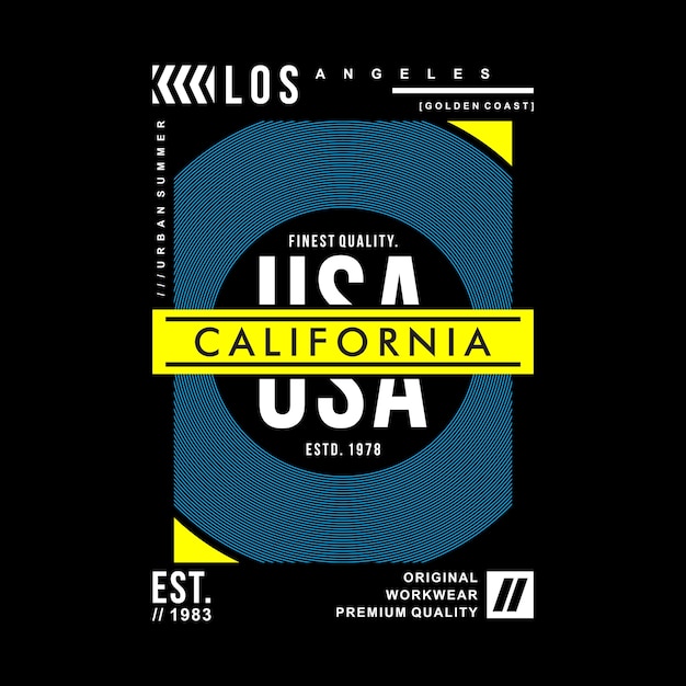 diseño de la camiseta de los angeles