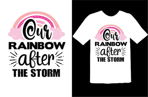 Diseño de camiseta arcoiris svg