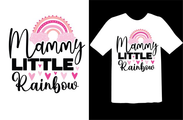 Diseño de camiseta arcoiris svg