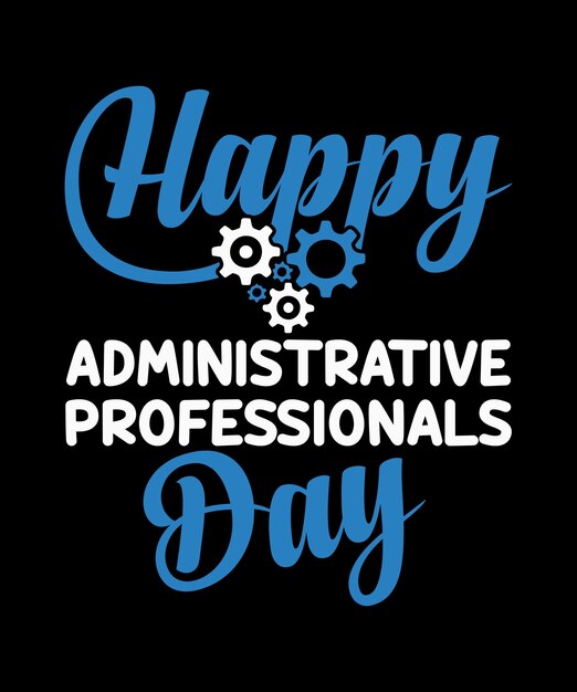 Diseño de camiseta de asistente administrativo