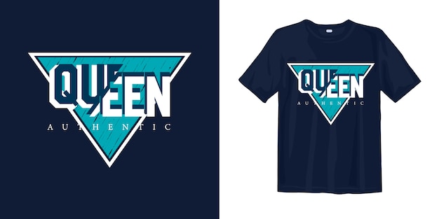 Diseño de camiseta auténtica Queen