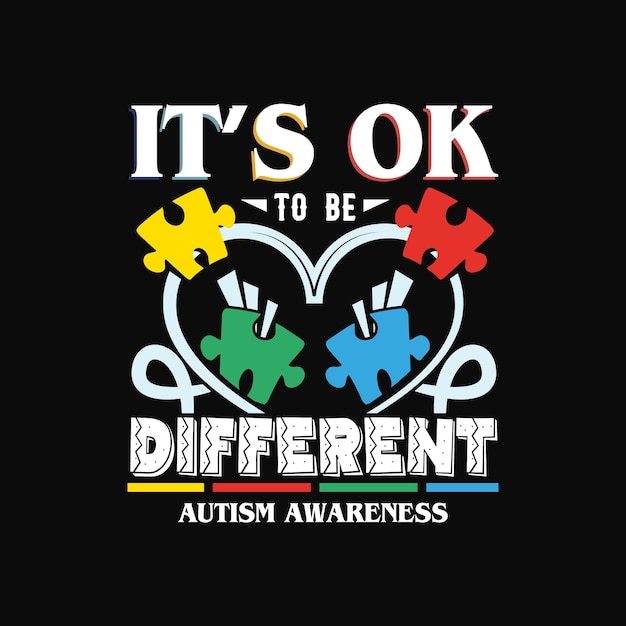 Diseño de camiseta de autismo