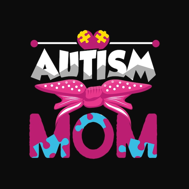 Diseño de camiseta de autismo