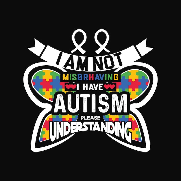 Diseño de camiseta de autismo