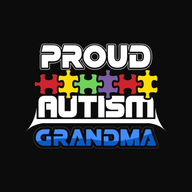Diseño de camiseta de autismo