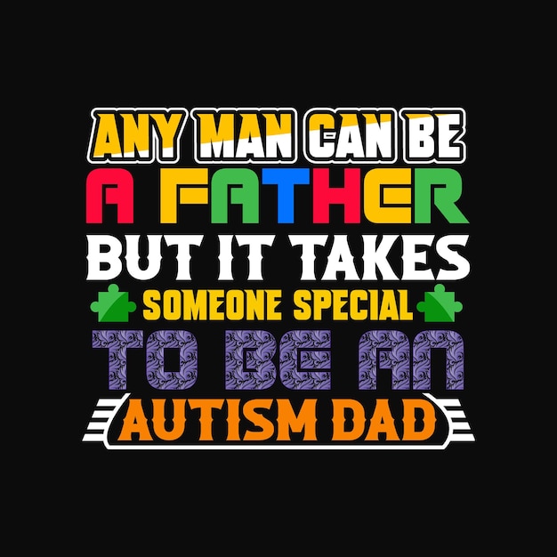 Diseño de camiseta de autismo