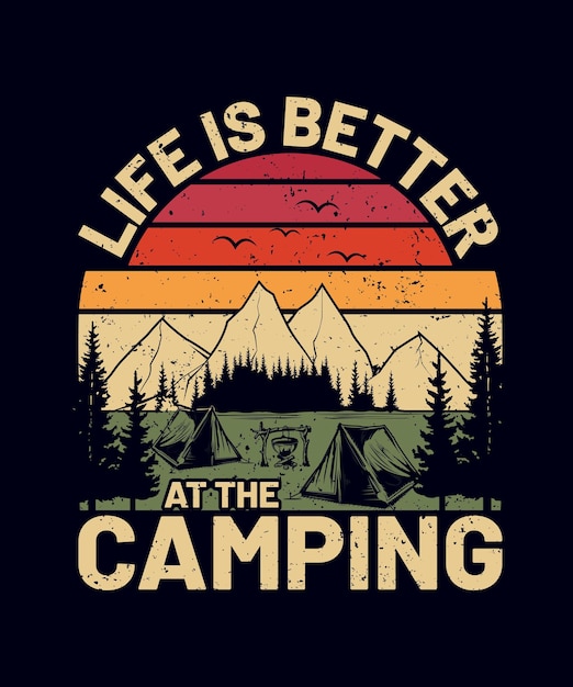 Diseño de camiseta de aventura de montaña