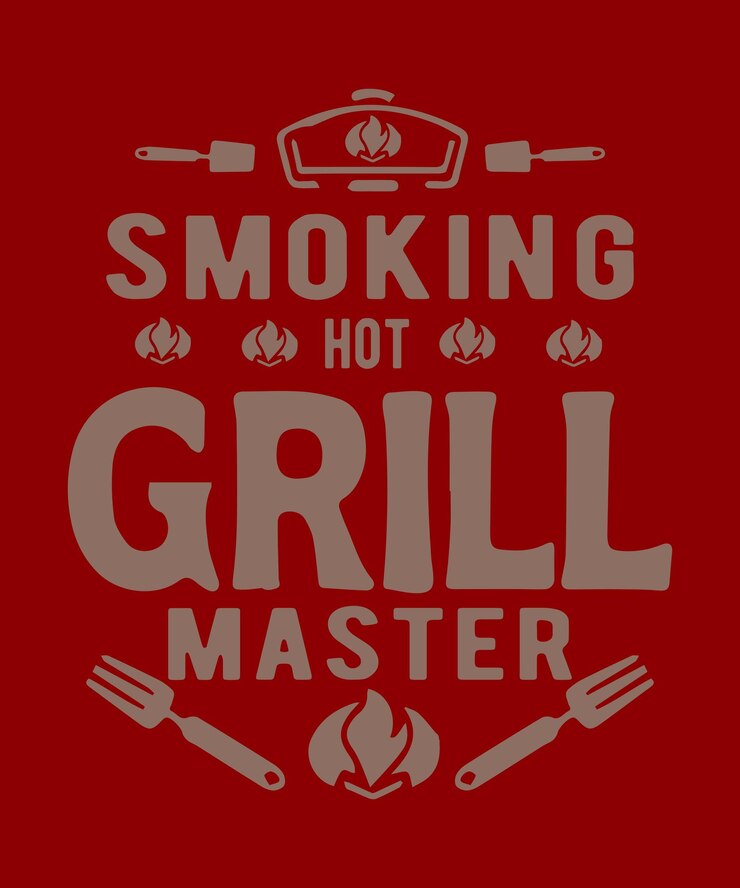 Vector diseño de camiseta de bbq vector muy caliente