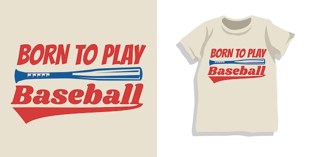 Diseño de camiseta de béisbol