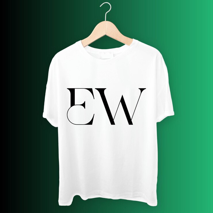 Diseño de camiseta blanca EW