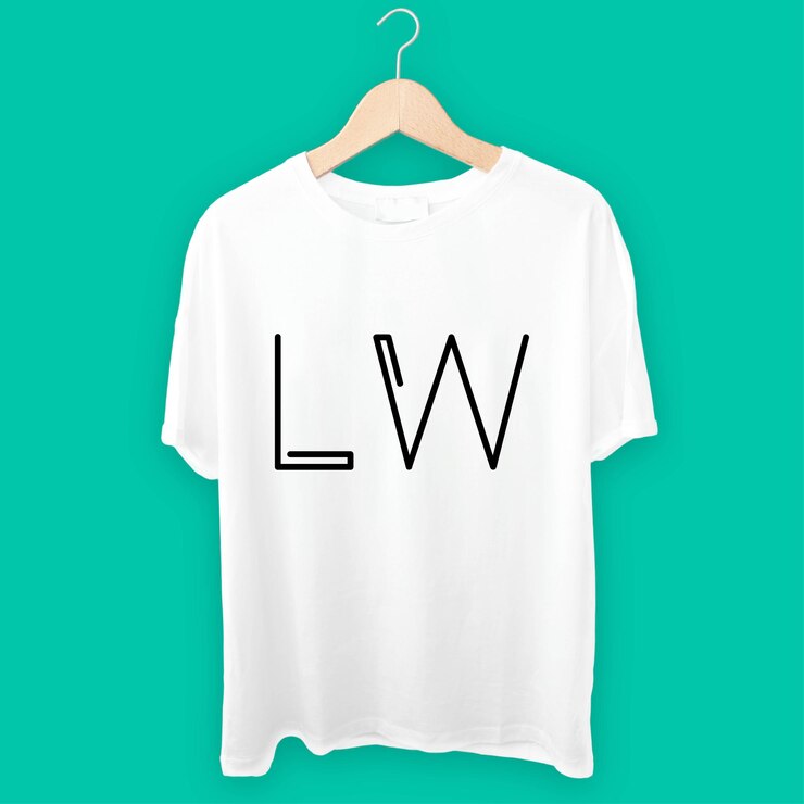 Diseño de camiseta blanca LW