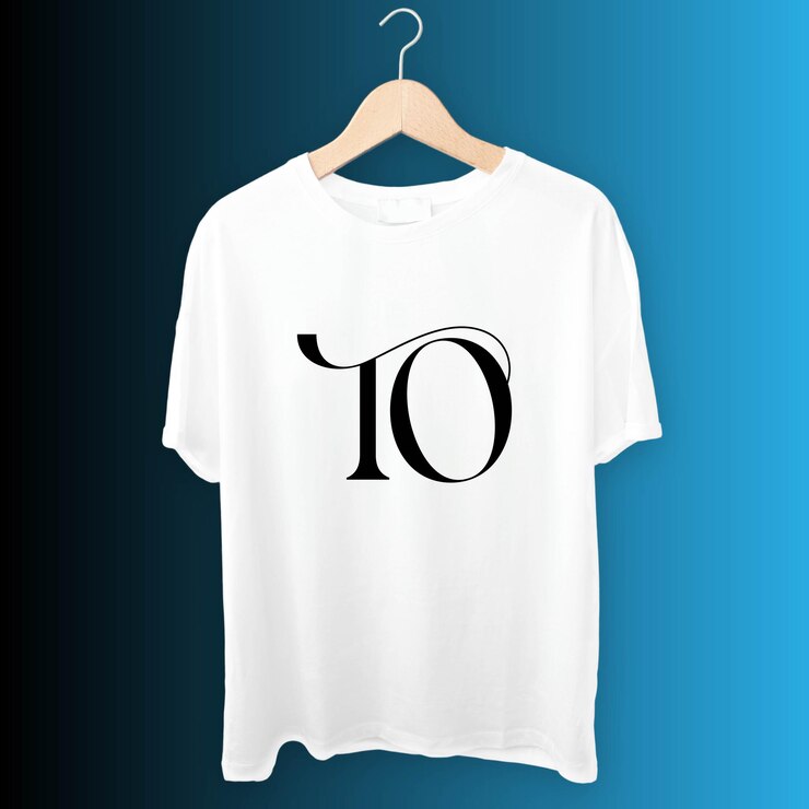 Un diseño de camiseta blanca