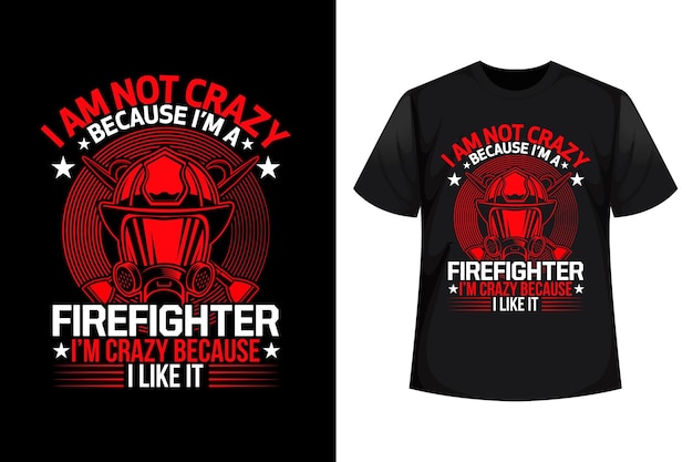 Diseño de camiseta de bomberos Vector de bomberos Regalo de bomberos T-shirts de bomberos Diseño de vector F