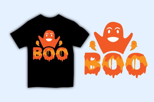 Diseño de camiseta Boo