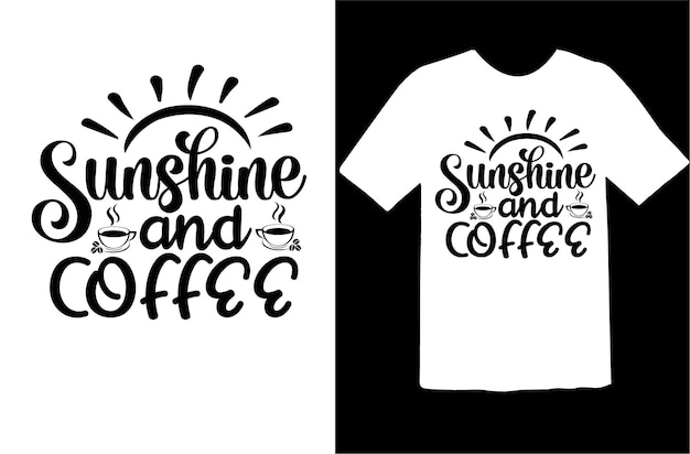 El diseño de la camiseta del café la cita del café el refrán del café