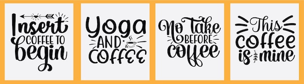 Diseño de camiseta de café svg