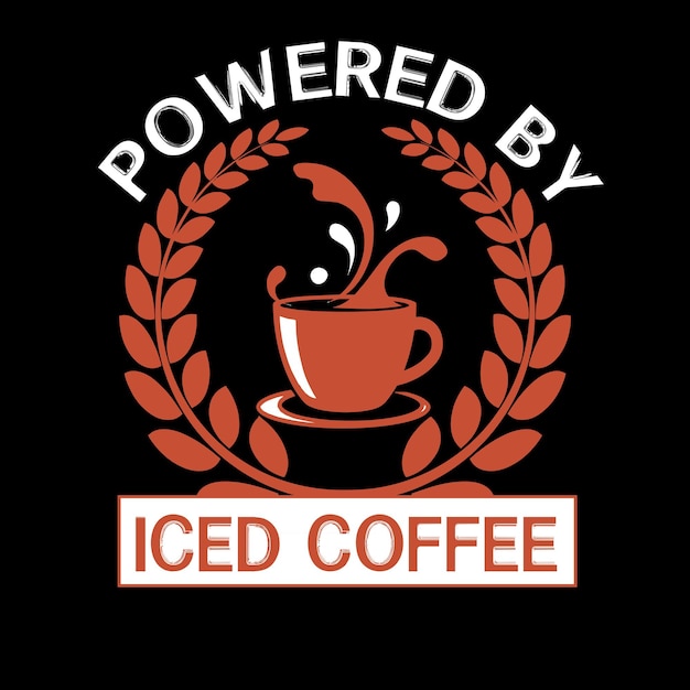 Diseño de camiseta de café