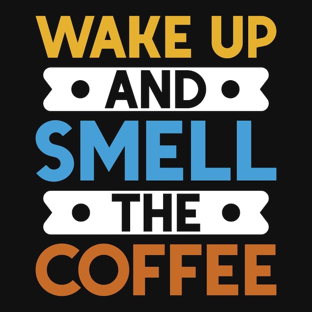 Diseño de camiseta de café